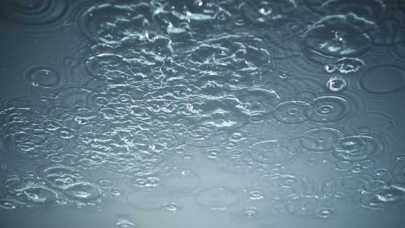 Water drop and ripple, Slow Motion