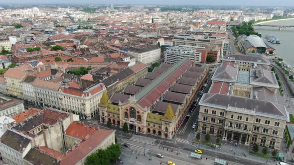 Great Market Hall: the largest and oldest indoor market in Budapest, Hungary