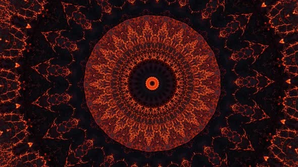 Abstract kaleidoscope background animation .Geometric movie.