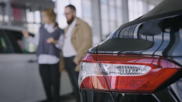 Car Dealership Customers in Blur