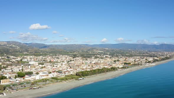 City of Locri in aerial view 