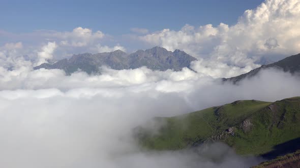 Valley Covered Clouds