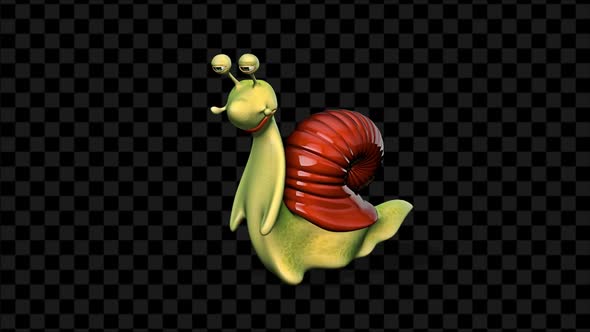 3D Snail - Cartoon Dance