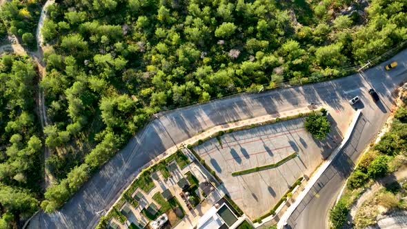 View of the City Aerial 4 K