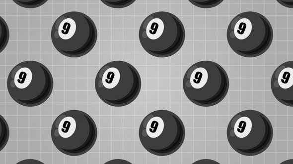 9 Pool Ball Sport Background