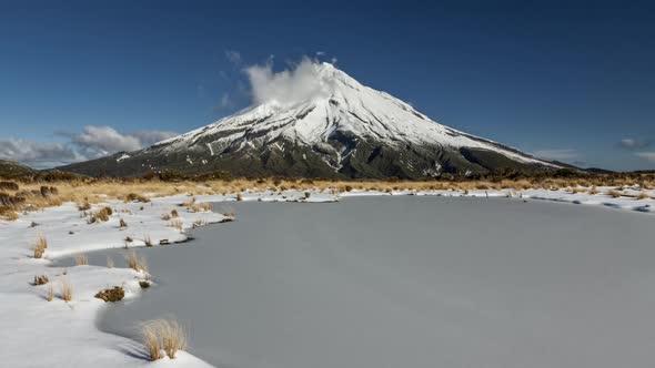 New Zealand Mount Taranaki timelapse