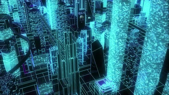 Futuristic Neon City V2