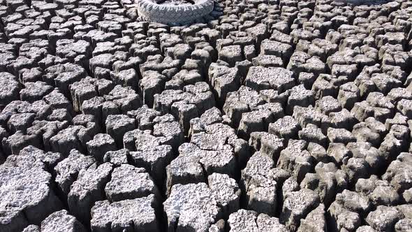 Dried up lake