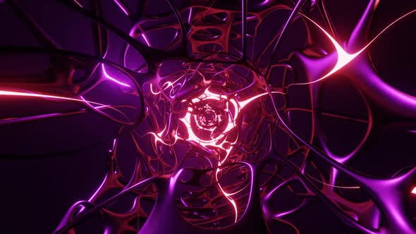 Stylish Abstract Animation. Insane Trippy Psychedelic VJ Loop