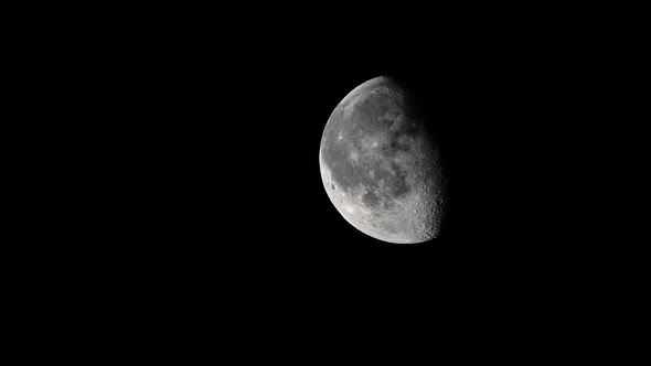 Moon Close-up. Planet Satellite.