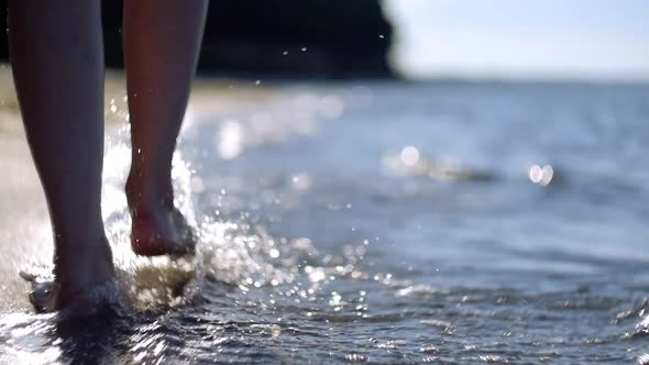 Walk Along the Shore on the Waves