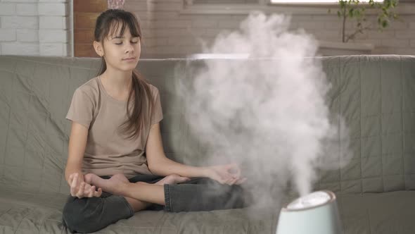 Teen Meditation in Clean Air