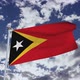 Timor Leste Flag With Sky - VideoHive Item for Sale