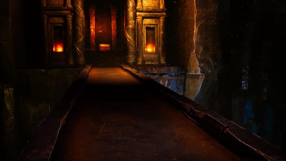 Old Stone Bridge Inside Big Cave alt