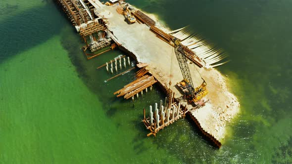 Bridge Under Construction on the Island of Siargao