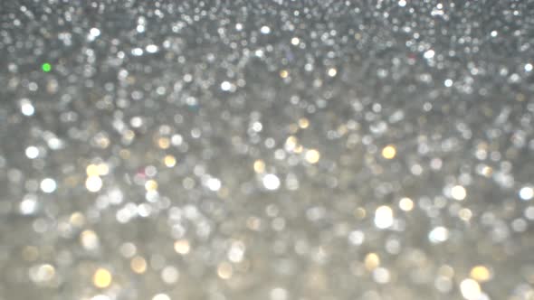 Magic silver background for Christmas, new year party. Shiny glitter surface