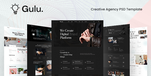 Gulu - Creative Agency PSD Template