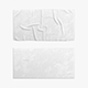 White Bath Towel Set - flat and crumpled beach pool towels - 3DOcean Item for Sale
