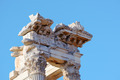 Selective focus close up temple Pergamon Acropolis Ruins in Izmir, Turkey. - PhotoDune Item for Sale