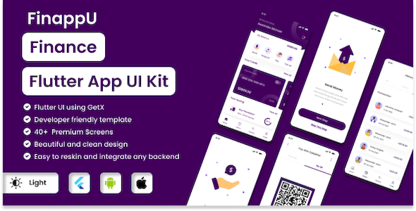 FinappU - Finance Flutter App UI Kit