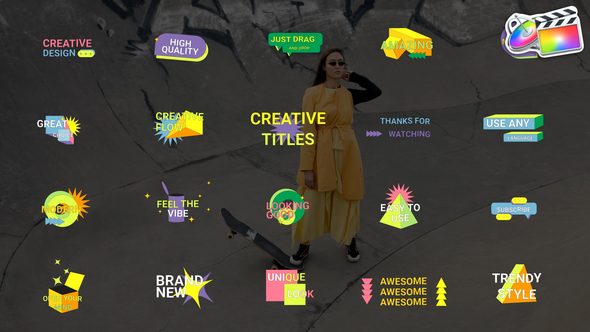 Creative Titles for FCPX alt