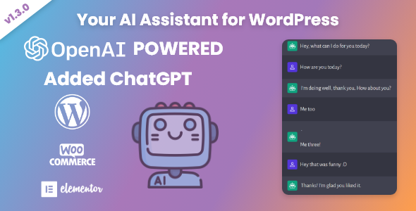 Your AI Assistant for WordPress - OpenAI - ChatGPT