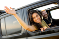 Couple having fun on roadtrip - PhotoDune Item for Sale