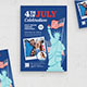 4th July Flyer Template - GraphicRiver Item for Sale