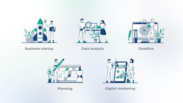 Data analysis - Blue Outline Concepts