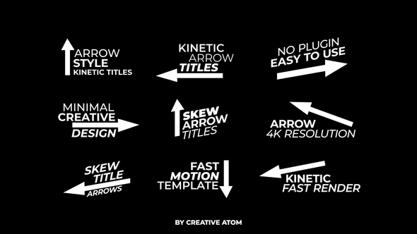 Arrows Titles | FCPX & Apple Motion alt