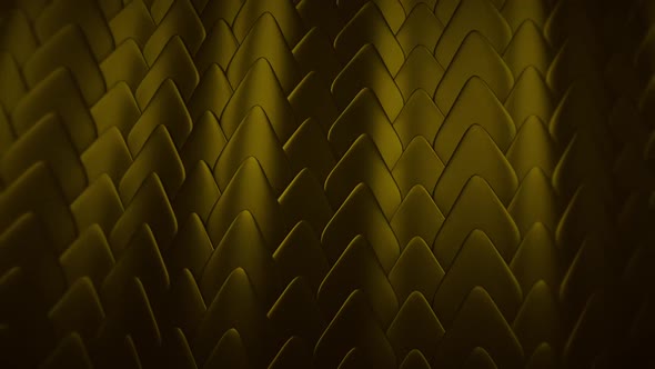 Abstract Scale Wavy Pattern Goldish Background alt