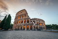 The famous Colosseum at sunrise - PhotoDune Item for Sale