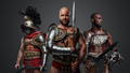 Ancient warriors from greece isolated on grey background - PhotoDune Item for Sale