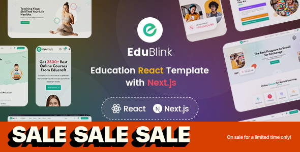 EduBlink - Online Learning React Education Template