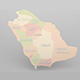 Saudi Arabia Map - 3DOcean Item for Sale
