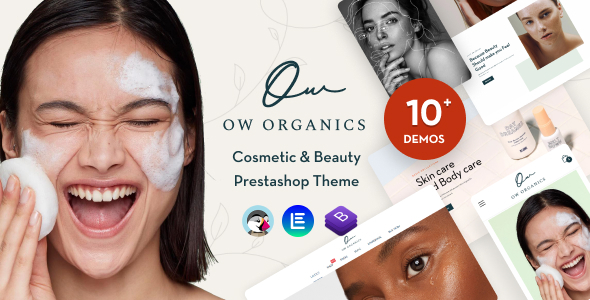 Oworganic Elementor - Cosmetics, Spa & Beauty Care Prestashop Theme