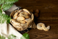 Half-moon shaped vanilla walnut shortbread cookies Vanillekipferl.Traditional pastries for Christmas - PhotoDune Item for Sale
