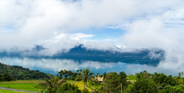 Danau Maninjau Lake And Clouds Time Lapse 1