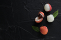Concept of tasty and delicious exotic fruit - Lychee, space for text - PhotoDune Item for Sale