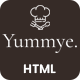 Yummye - Restaurant & Wine Bar Template - ThemeForest Item for Sale