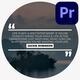 Quotes Titles 1.0 | Premiere Pro - VideoHive Item for Sale