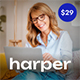 Harper -  Copywriter & Marketing Specialist WordPress Theme - ThemeForest Item for Sale