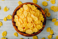 Rustic bowl of cornflakes - PhotoDune Item for Sale