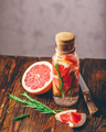 Bottle of Water with Grapefruit and Rosemary. - PhotoDune Item for Sale