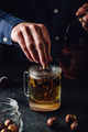 Steeping red tea in glass mug - PhotoDune Item for Sale