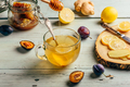 Cup of tea with lemon, honey and ginger - PhotoDune Item for Sale