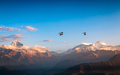 Flying Ultralight over the Mountain - PhotoDune Item for Sale