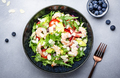 Strawberry, shrimp and herbs healthy salad with arugula, avocado and almond  - PhotoDune Item for Sale
