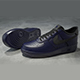 Nike Air Force 1 low binary blue 3D model - 3DOcean Item for Sale