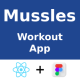 Workout Apps | UI Kit | React Native | Figma (FREE) | Mussles - CodeCanyon Item for Sale